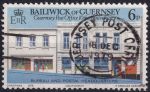 Obrázek k výrobku 49425 - 1979, Guernsey, 0191, 100 let veřejné dopravy: Parní tramvaj (1879) ⊙