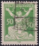 Obrázek k výrobku 49609 - 1922, ČSR I, 0156AVV, Výplatní známka: Osvobozená republika ⊙