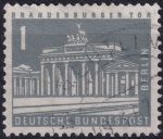 Obrázek k výrobku 49666 - 1957, Berlín, 140x, Výplatní známka: Berlínské pohledy na město (II) - Braniborská brána ⊙