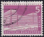 Obrázek k výrobku 49672 - 1957, Berlín, 141, Výplatní známka: Berlínské pohledy na město (II) - Zemské poštovní ředitelství ⊙