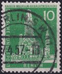 Obrázek k výrobku 49677 - 1956, Berlín, 143, Výplatní známka: Berlínské pohledy na město (II) - Radnice v Neukölln ⊙