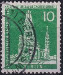Obrázek k výrobku 49678 - 1956, Berlín, 144, Výplatní známka: Berlínské pohledy na město (II) - Ruiny kostela císaře Viléma ⊙