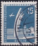 Obrázek k výrobku 49680 - 1956, Berlín, 144, Výplatní známka: Berlínské pohledy na město (II) - Ruiny kostela císaře Viléma ⊙