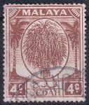 Obrázek k výrobku 49709 - 1949, Malajsko - Džohor, 123, Výplatní známka: Sultán Ihrahim s brýlemi ⊙