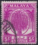 Obrázek k výrobku 49710 - 1950, Malajsko - Kedah, 064, Výplatní známka: Snop rýže ⊙
