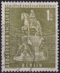 Obrázek k výrobku 49717 - 1956, Berlín, 153, Výplatní známka: Berlínské pohledy na město (II) - Jezdecká socha \"Velký kurfiřt\" ⊙