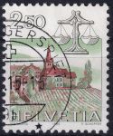 Obrázek k výrobku 49811 - 1985, Švýcarsko, 1288/1289, Výplatní známky: Znamení zvěrokruhu a krajinky ⊙