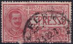 Obrázek k výrobku 49837 - 1917, Itálie, 0129, Výplatní známka: Král Viktor Emanuel III. ⊙