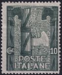 Obrázek k výrobku 49863 - 1921, Itálie, 0147C, 3. výročí vítězství u Benátek: Bohyně vítězství se štítem ✶