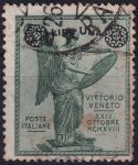 Obrázek k výrobku 49877 - 1921, Itálie, 0147A, 3. výročí vítězství u Benátek: Bohyně vítězství se štítem ⊙