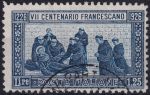 Obrázek k výrobku 49910 - 1926, Itálie, 0238A, 700. výročí úmrtí svatého Františka: Smrt svatého Františka ⊙