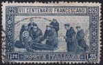 Obrázek k výrobku 49911 - 1926, Itálie, 0238A, 700. výročí úmrtí svatého Františka: Smrt svatého Františka ⊙
