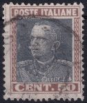 Obrázek k výrobku 49966 - 1927, Itálie, 0263, Výplatní známka: Král Viktor Emanuel III. ⊙