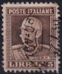 Obrázek k výrobku 49967 - 1927, Itálie, 0263, Výplatní známka: Král Viktor Emanuel III. ⊙