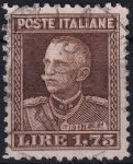 Obrázek k výrobku 49968 - 1927, Itálie, 0264A, Výplatní známka: Král Viktor Emanuel III. ⊙
