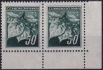 Obrázek k výrobku 50022 - 1945, ČSR II, 0374, Výplatní známka: Lipová ratolest ✶✶ ⊟ P H