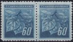 Obrázek k výrobku 50040 - 1945, ČSR II, 0375, Výplatní známka: Lipová ratolest ✶✶ ⊟