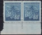 Obrázek k výrobku 50044 - 1945, ČSR II, 0376, Výplatní známka: Lipová ratolest ✶✶ ⊟ o H