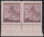 Obrázek k výrobku 50065 - 1945, ČSR II, 0379, Výplatní známka: Lipová ratolest ✶✶ ⊟