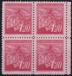 Obrázek k výrobku 50154 - 1945, ČSR II, 0378, Výplatní známky: Lipová ratolest ✶✶ ⊞ o L