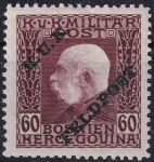 Obrázek k výrobku 50183 - 1915, Rakousko-uherská polní pošta (Všeobecné vydání), 14, Známky Bosny ✶