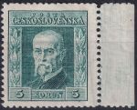 Obrázek k výrobku 50268 - 1925, ČSR I, 0191P8, Výplatní známka: 75. narozeniny T. G. Masaryka (rytina) ✶✶