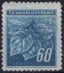 Obrázek k výrobku 50307 - 1945, ČSR II, 0376VV, Výplatní známka: Lipová ratolest ✶✶