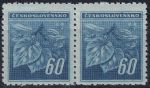 Obrázek k výrobku 50312 - 1945, ČSR II, 0375VV, Výplatní známka: Lipová ratolest ✶✶ ⊟