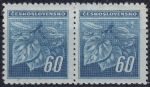 Obrázek k výrobku 50314 - 1945, ČSR II, 0376VV, Výplatní známka: Lipová ratolest ✶✶ ⊟