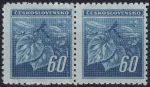 Obrázek k výrobku 50387 - 1945, ČSR II, 0376VV, Výplatní známka: Lipová ratolest ✶✶ ⊟