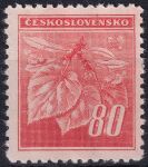 Obrázek k výrobku 50412 - 1945, ČSR II, 0376VV, Výplatní známka: Lipová ratolest ✶✶