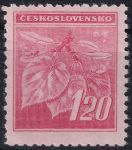 Obrázek k výrobku 50435 - 1945, ČSR II, 0378VV, Výplatní známka: Lipová ratolest ✶✶