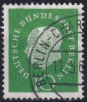 Obrázek k výrobku 50440 - 1959, Berlín, 182, Výplatní známka: Spolkový prezident Prof. Dr. Theodor Heuss ⊙