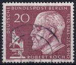 Obrázek k výrobku 50451 - 1960, Berlín, 191, 50. výročí úmrtí Roberta Kocha ⊙