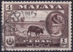 Obrázek k výrobku 50474 - 1957, Malajsko - Perak, 103, Výplatní známka: Znaky a zemské pohledy ⊙
