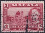 Obrázek k výrobku 50489 - 1957, Malajsko - Selangor, 081, Výplatní známka: Sultán Hissamuddin Alam Šáh a zemské pohledy - Rýžové pole ⊙