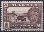 Obrázek k výrobku 50494 - 1962, Malajsko - Selangor, 092, Výplatní známka: Sultán Hissamuddin Alam Šáh a zemské pohledy - Rýžové pole ⊙