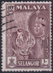 Obrázek k výrobku 50495 - 1962, Malajsko - Selangor, 092, Výplatní známka: Sultán Hissamuddin Alam Šáh a zemské pohledy - Rýžové pole ⊙
