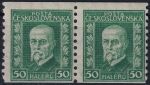 Obrázek k výrobku 50509 - 1926, ČSR I, 0204AP5, Výplatní známka: 75. narozeniny T. G. Masaryka (pozměněná kresba) ✶✶ ⊟