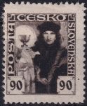 Obrázek k výrobku 50549 - 1920, ČSR I, 0162VV, Výplatní známka: Husita (Jan Hus) ✶