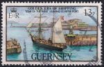 Obrázek k výrobku 50582 - 1983, Guernsey, 0274, Staré zlaté časy plachetnic: \"Hvězda západu\"- Kapitán John Lenfestey (1869) ⊙