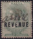 Obrázek k výrobku 50631 - 1885, Malta, 0004, Výplatní známka: Královna Viktorie ⊙