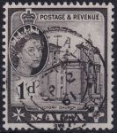 Obrázek k výrobku 50666 - 1956, Malta, 0238, Výplatní známka: Památník tureckého obléhání v roce 1565 od Antonia Sciortina ⊙