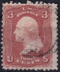 Obrázek k výrobku 50753 - 1861, USA, 0018IIWVIIt, Výplatní známka: Prezidenti a politikové - George Washington ⊙
