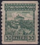 Obrázek k výrobku 50799 - 1926, ČSR I, 0209A, Výplatní známka: Hrady, krajiny, měst - Karlštejn ✶✶