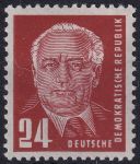Obrázek k výrobku 50813 - 1950, NDR, 0251, Výplatní známka: Prezident Wilhelm Pieck (I) ✶✶