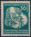 Obrázek k výrobku 50843 - 1951, NDR, 0291, Světový festival mládeže a studentů, Berlín ✶✶