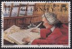 Obrázek k výrobku 50874 - 1990, Guernsey, 0487, 150 let poštovní známky: Známka Velké Británie MiNr.1, Přístav St. Peter Port ⊙