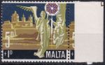 Obrázek k výrobku 50913 - 1969, Malta, 0398, Vánoce: Dva muzicírující sedláci ✶✶ o P