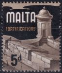 Obrázek k výrobku 50914 - 1965, Malta, 0310w, Výplatní známka: Maltézská historie - Britský říšský znak ⊙